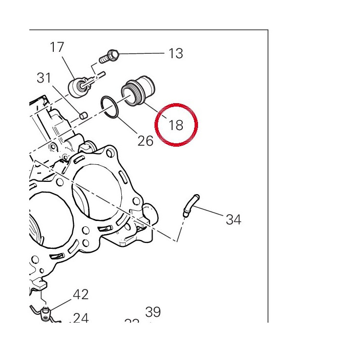 Goulotte 66810582B — réf. 66810582B | Ducati Store