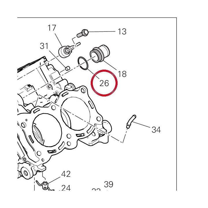 Joint torique 88642791A — réf. 88642791A | Ducati Store