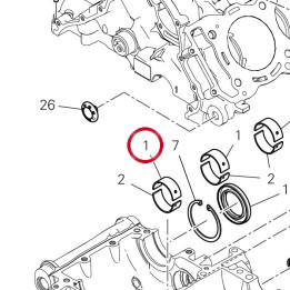 Demi-Roulement rouge — réf. 11210942AA | Ducati Store
