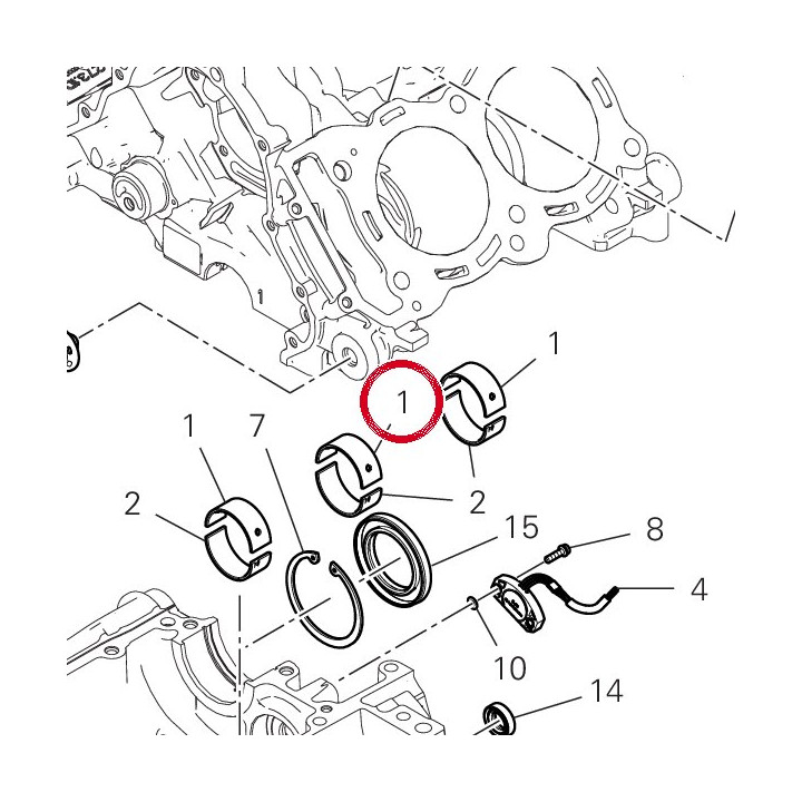 Demi-Roulement jaune — réf. 11210942AC | Ducati Store
