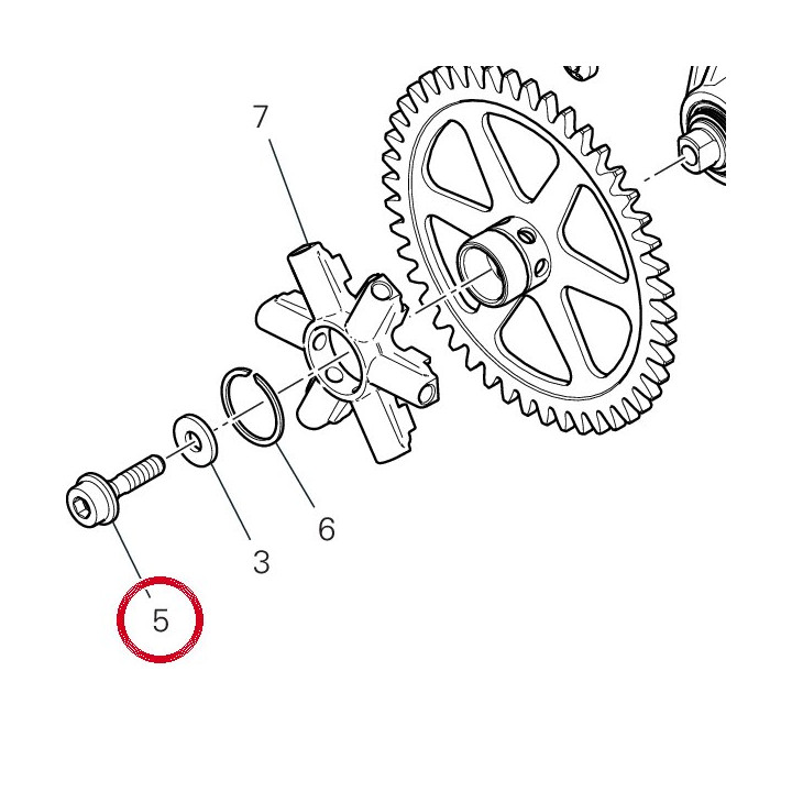 Vis special 7791B121A — réf. 7791B121A | Ducati Store
