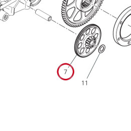 Engranage double — réf. 17610281A | Ducati Store