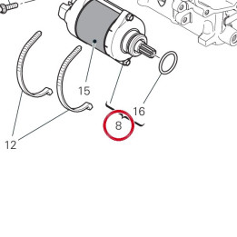 Démarreur électrique — réf. 27040193A | Ducati Store