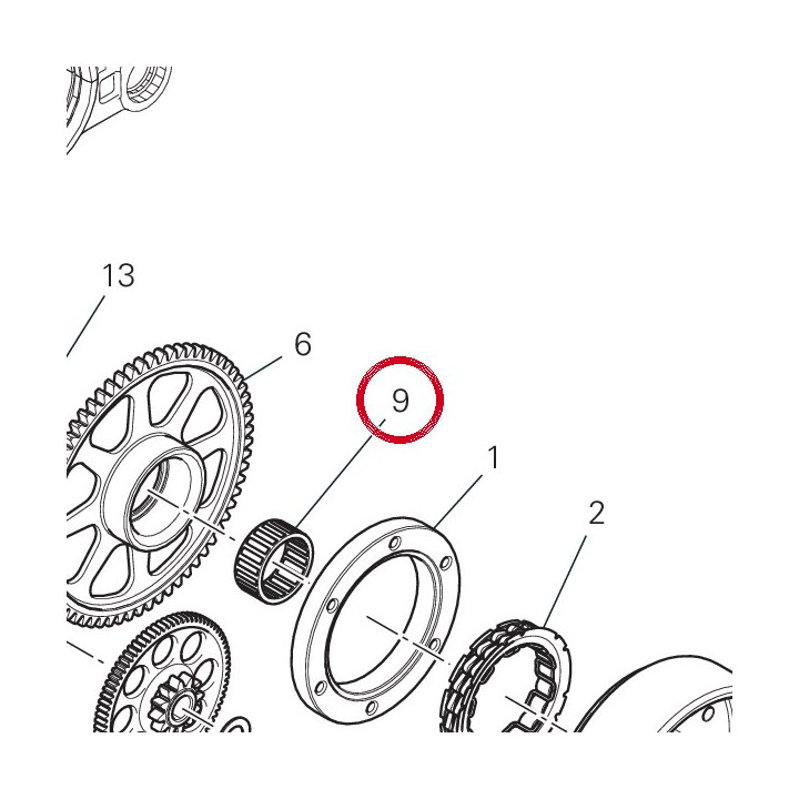 Cage à aiguilles 70250801A — réf. 70250801A | Ducati Store