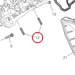 Goujon 76640381A — réf. 76640381A | Ducati Store