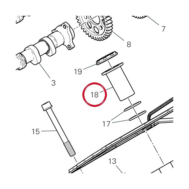 Guide bougie 8291G311C — réf. 8291G311C | Ducati Store