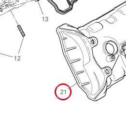Couvercle culasse avant — réf. 24715882A8 | Ducati Store