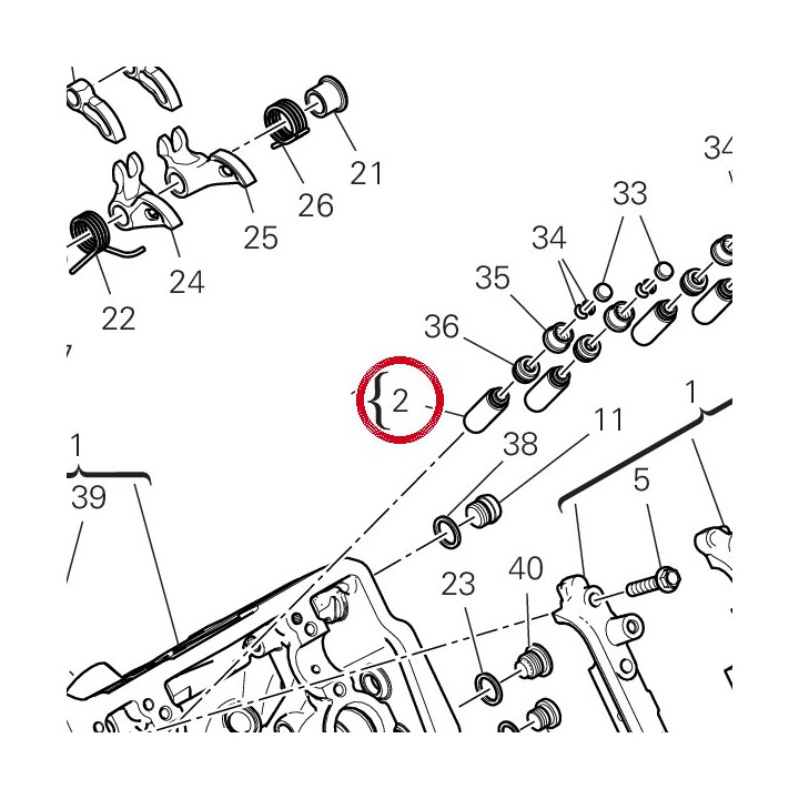 Guide-Soupape +0,06 mm — réf. 30310741AB | Ducati Store