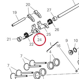 Culbuteur fermature gauche — réf. 20910791A | Ducati Store