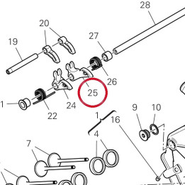 Culbuteur fermature droit — réf. 20910781A | Ducati Store