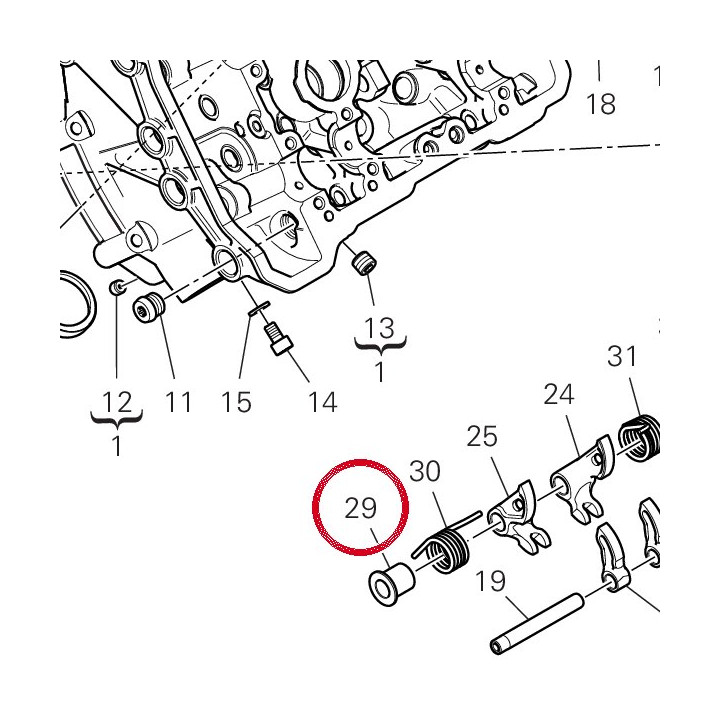 Entretoise 7131C241A — réf. 7131C241A | Ducati Store