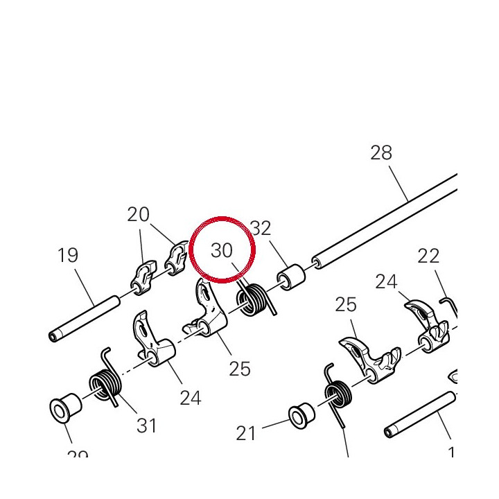 Ressort retour soupape — réf. 79916121B | Ducati Store