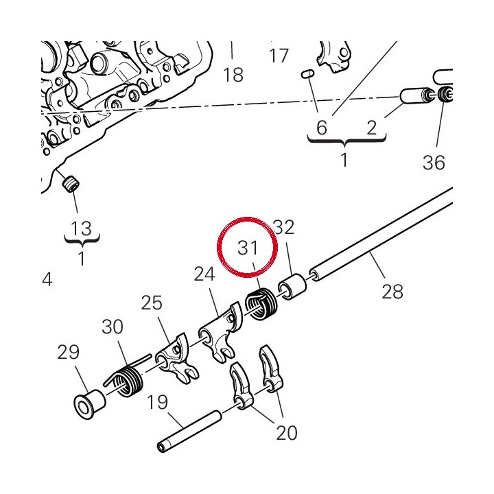 Ressort retour soupape — réf. 79916111B | Ducati Store
