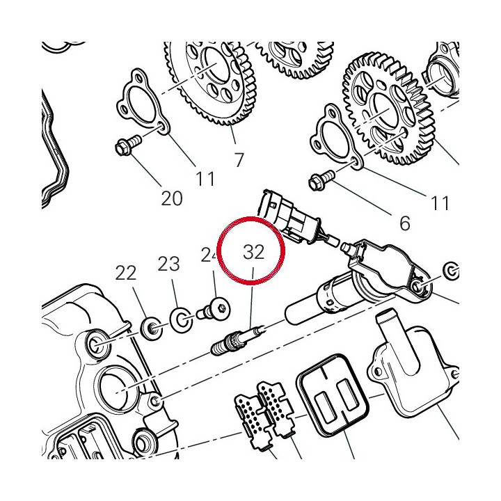 Bougie 67040511A — réf. 67040511A | Ducati Store