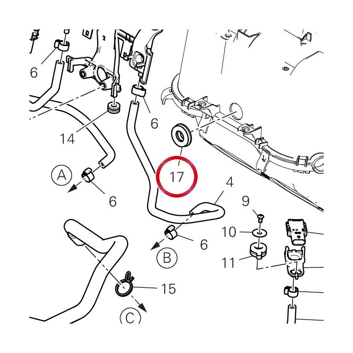 Caoutchouc 76414251A — réf. 76414251A | Ducati Store