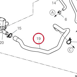 Tuyau air devant 87613931A — réf. 87613931A | Ducati Store