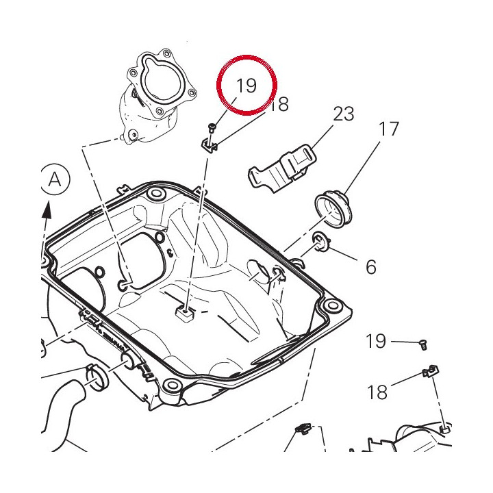 Vis taraud 4X8 wn1412 — réf. 77440141A | Ducati Store