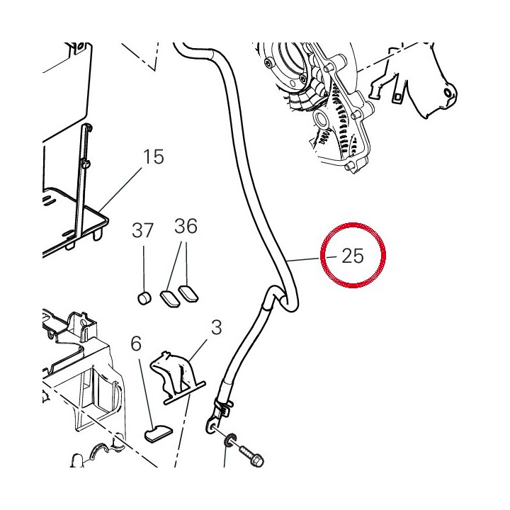 Cable 51311031A — réf. 51311031A | Ducati Store