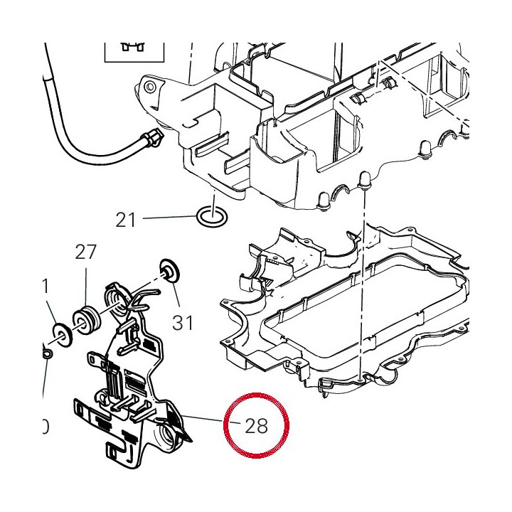 Support connecteur 8301N471B — réf. 8301N471B | Ducati Store