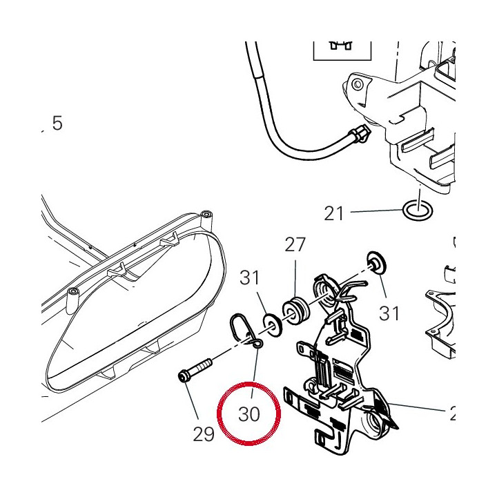 Passe-Cable 75812291A — réf. 75812291A | Ducati Store