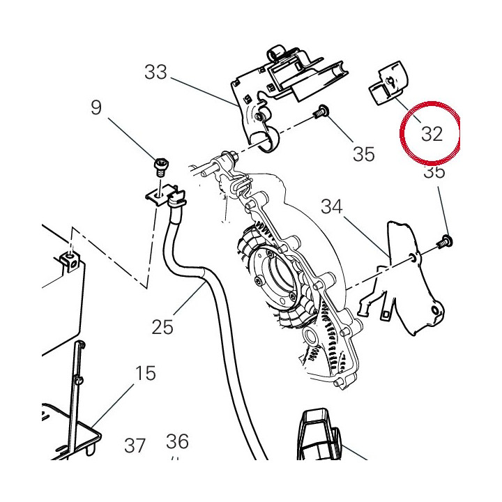 Tampon connecteur 86614001A — réf. 86614001A | Ducati Store