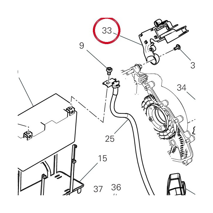 Support câblage 8291R561A — réf. 8291R561A | Ducati Store