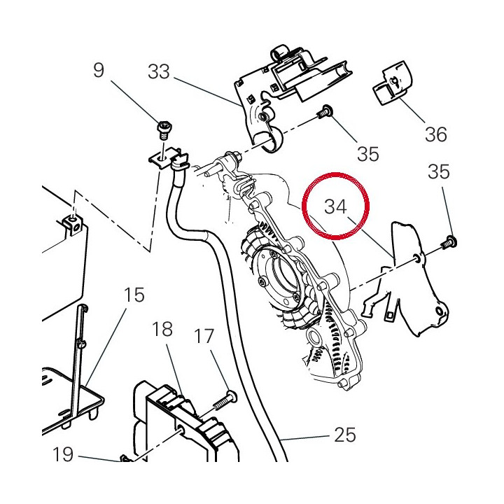Support câblage 8291S551A — réf. 8291S551A | Ducati Store
