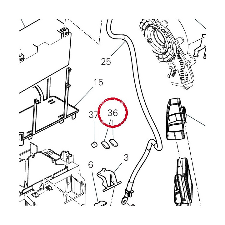 Tampon 86612421A — réf. 86612421A | Ducati Store