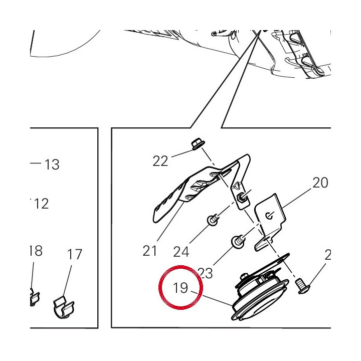 Klaxon 51610053C — réf. 51610053C | Ducati Store