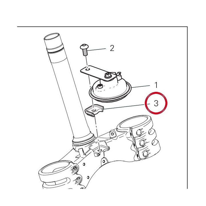 Entretoise 71316061AA — réf. 71316061AA | Ducati Store
