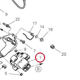 Moteur électrique soupape — réf. 59340621A | Ducati Store