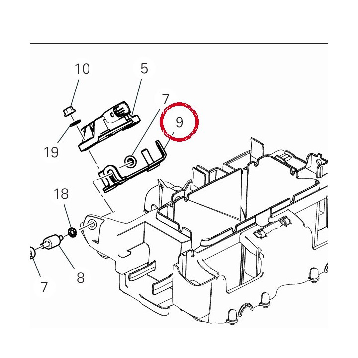 Equerre 8301N392AA — réf. 8301N392AA | Ducati Store