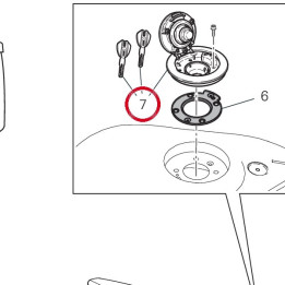 Bouchon de réservoir — réf. 89520411AE | Ducati Store