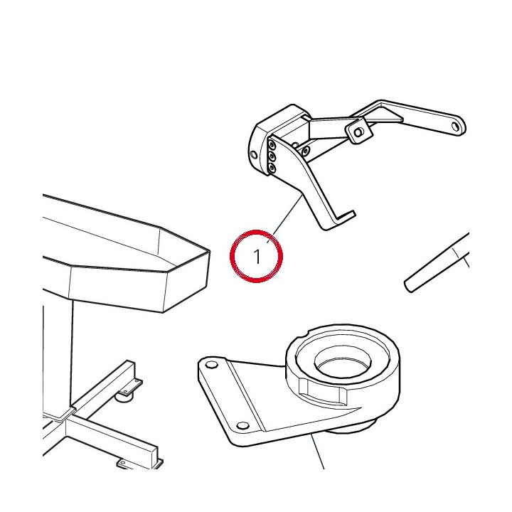 Support moteur 887133003 — réf. 887133003 | Ducati Store
