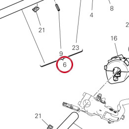 Kit handlebar tube rh — réf. 6992A061A | Ducati Store