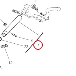 Kit handlebar tube lh — réf. 6992A041A | Ducati Store