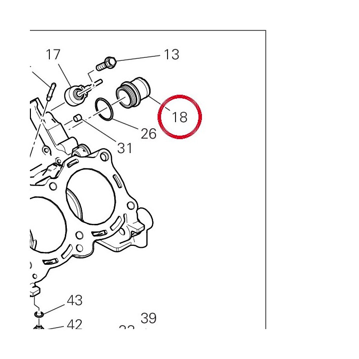 Goulotte 66810581B — réf. 66810581B | Ducati Store