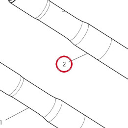 Fourche complète gauche — réf. 34521431C | Ducati Store