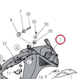 Protection radiateur — réf. 48414721AA | Ducati Store