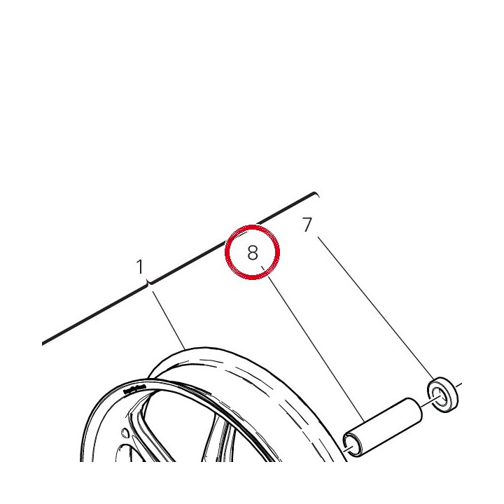 Entretoise interne — réf. 71411431AA | Ducati Store