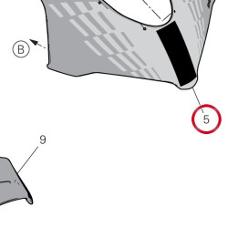 Capot avant supérieur — réf. 48111381AA | Ducati Store