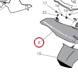 Capot avant inférieur — réf. 48111391AA | Ducati Store