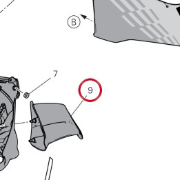 Ala sinistra 48014871AA — réf. 48014871AA | Ducati Store