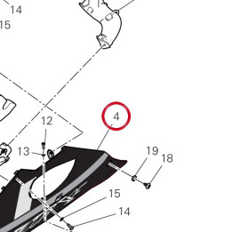 Demi-Carene inférieur — réf. 48014891AA | Ducati Store