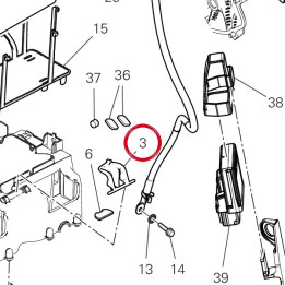 Arresto batteria 8301N381A — réf. 8301N381A | Ducati Store