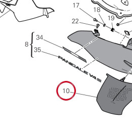 Ala destra 96912971AA — réf. 96912971AA | Ducati Store