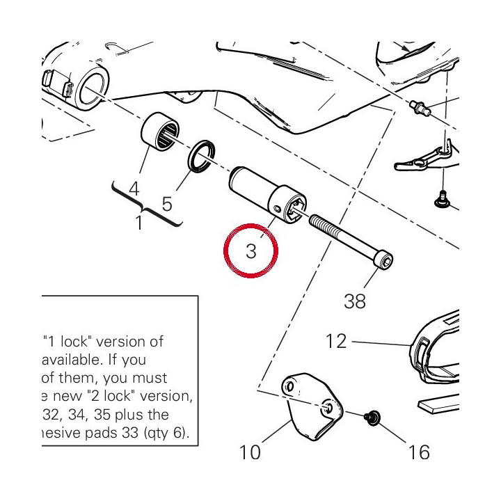 Excentrique gauche — réf. 75610772AA | Ducati Store