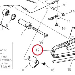 Glissiere 44713131A — réf. 44713131A | Ducati Store