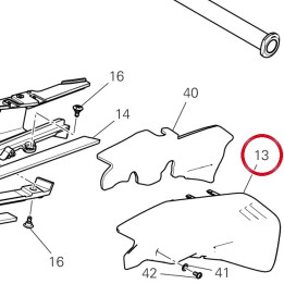 Protection 46011981A — réf. 46011981A | Ducati Store