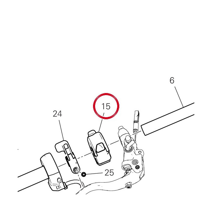 Commutateur droit 65010541A — réf. 65010541A | Ducati Store